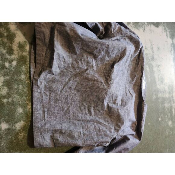 Apiece Apart Victory Cropped Top Blue Chambray Size 6 - Picture 3 of 5